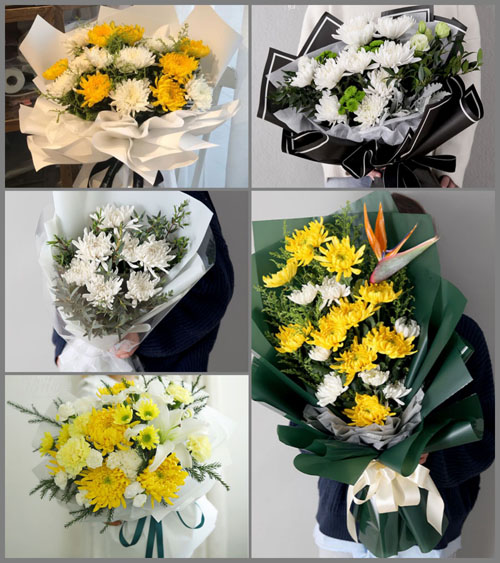 广东揭阳市普宁市麒麟镇姚厝村白事花束代送